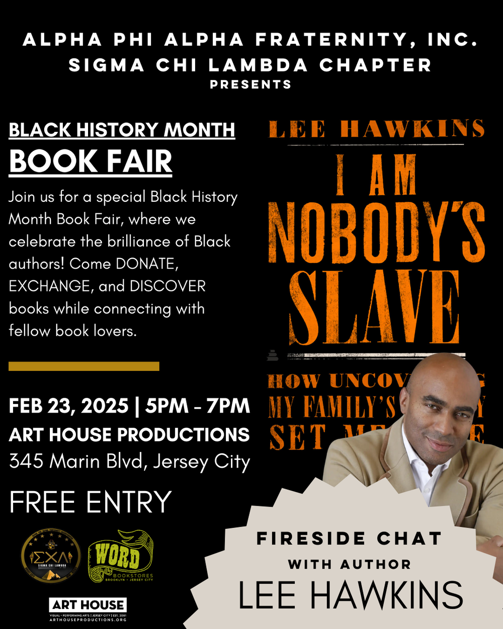 Jersey City Alphas Book Fair & Author Showcase | February 23, 2025