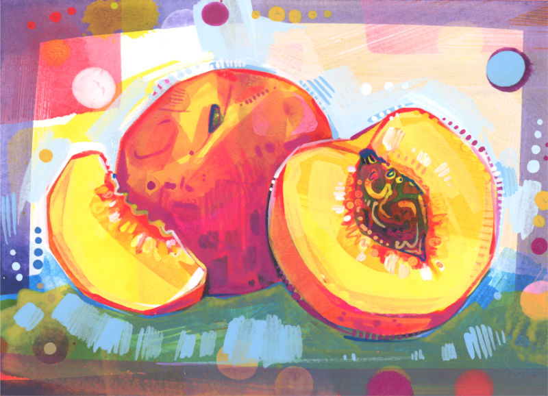 "Peachy" by Gwenn Seemel